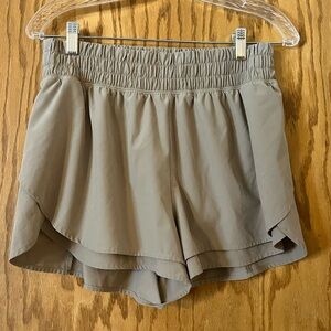 CALIA by Carrie Underwood Taupe Layered Athletic Shorts